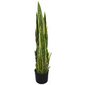 90cm Artificial Sansevieria Yellow Green Plant - Large Size
