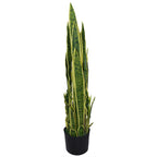 90cm Artificial Sansevieria Yellow Green Plant - Large Size