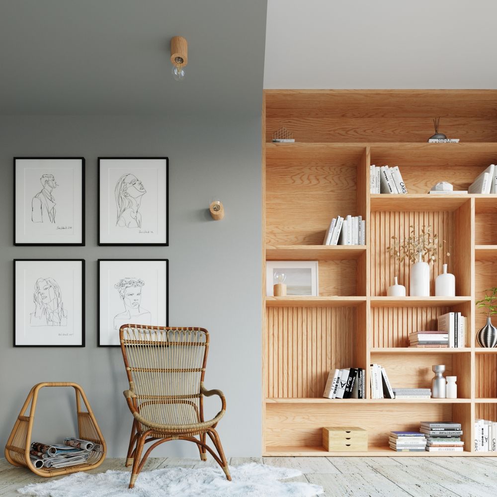 Wooden Desk Lamp - Salgado Scandinavian Design - E27