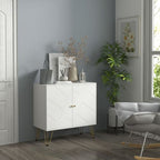 Storage Cabinet with Adjustable Shelves for Living Room - Freestanding