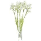 Natural Silk Starflower Stem 6-Pack - 30 Blooms - Beautiful Decorative Flowers