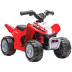 Honda Licensed Kids Electric Quad Bike 6V ATV 1.5-3 Years Red