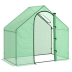 Mini Walk-in Greenhouse with Features Detail