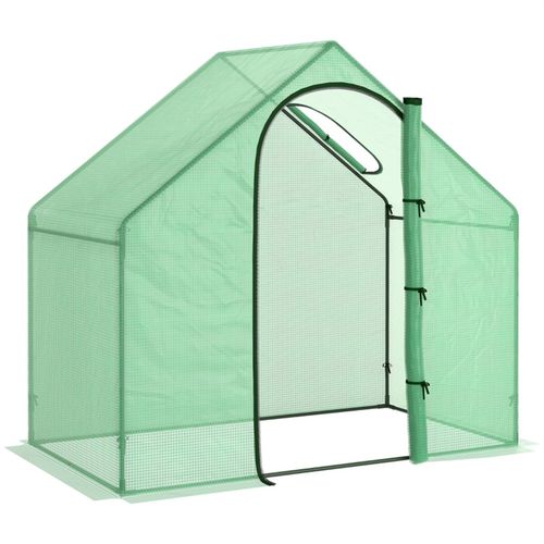 Mini Walk-in Greenhouse with Features Detail