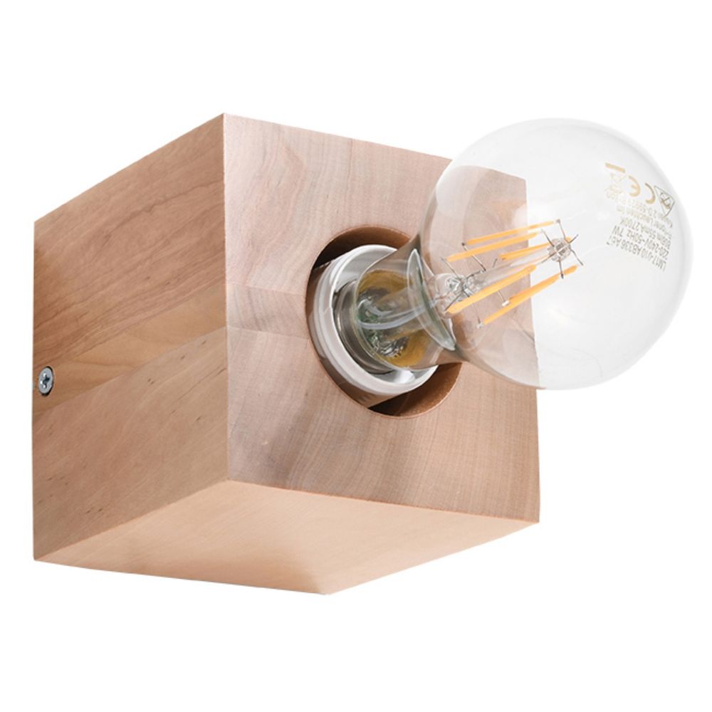 Wall lamp wood Ariz Scandinavian Design E27