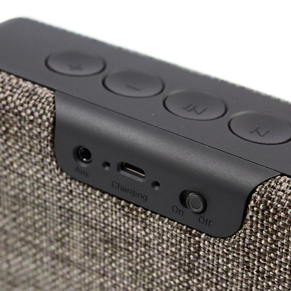 Fabric Bluetooth Speaker - Portable V4.1, Brown