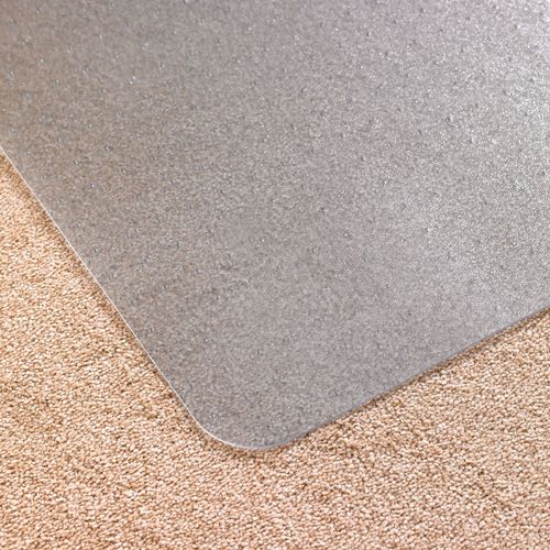 Vinyl Rectangular Chair Mat for Carpets up to 6mm - 116 x 150cm