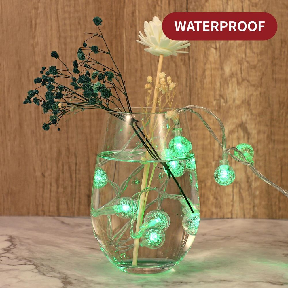 Globe Fairy String Lights - 26ft, 60LED, Waterproof, 7 Lighting Modes - for any occasion!