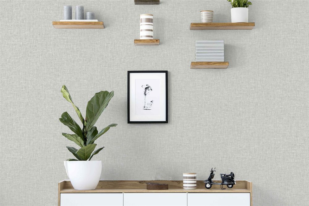 Luxury: Linen Texture Light Grey sw12