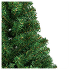 7ft 1100 Branch Christmas Tree - Artificial PVC - Metal Base - Green