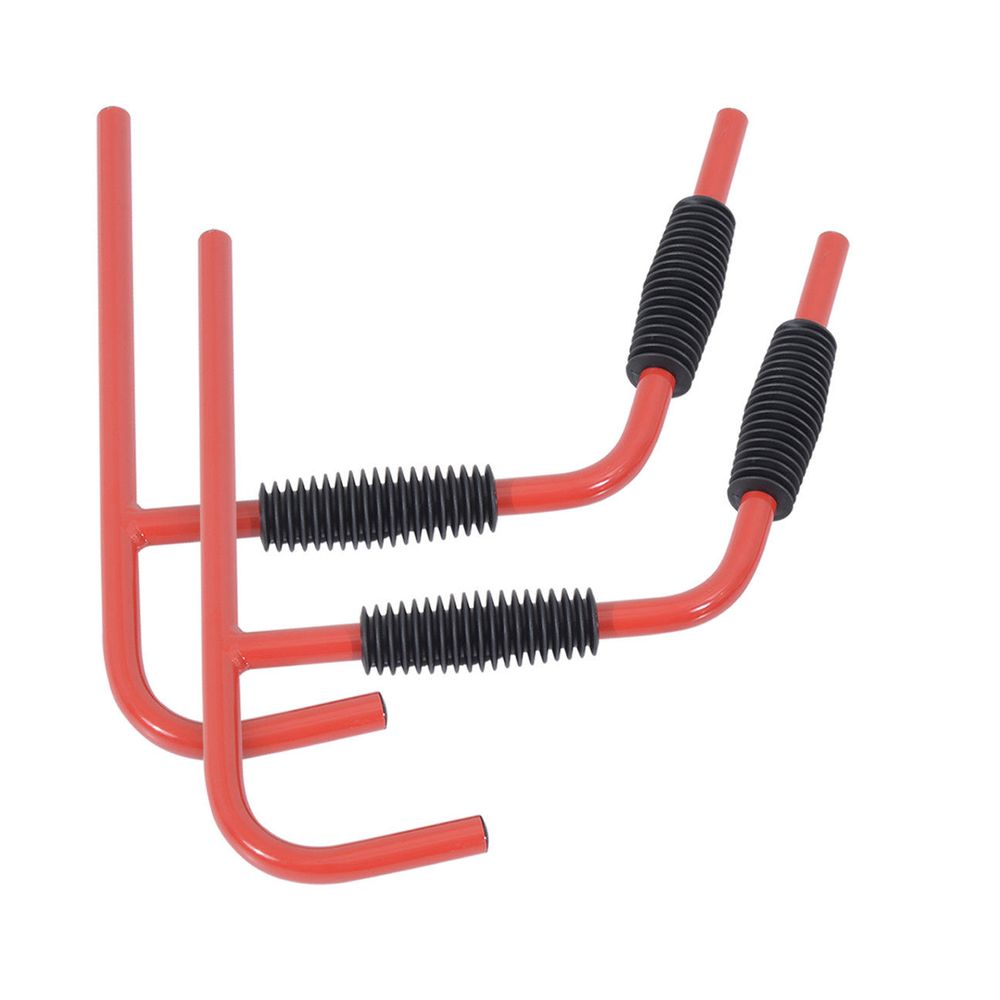 Kayak Canoe Heavy Duty Wall Mounted Storage Holder Rack Heavy Duty Storing Hangers Red and Black,37 x 44 cm