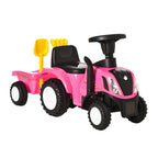 Pink Sliding Car w/Horn - Indoor & Outdoor - Ages 12-36 Months - 25 kg Load - Battery Powered