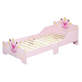 Kids Wooden Princess Crown Bed with Safety Side Rails - Design