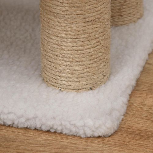 Pet Stair with 4-step Climb Ladder, Scratching Posts