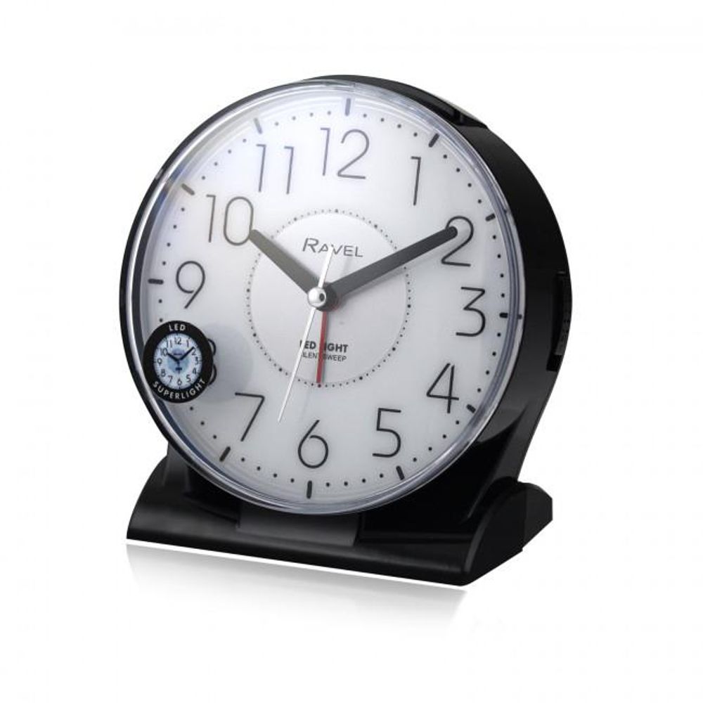 Large Bedside/Mantel Alarm Clock - Black.3