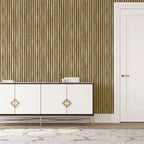 Natural Wood Slat Panel - 12in Decorative Wood