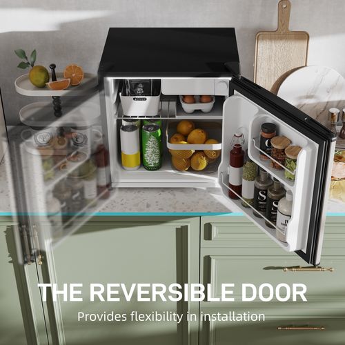 Counter Top Fridge - 46L with Chiller Box, Silver