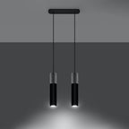 Modern Pendant Lamp: Steel & Concrete Design, Stylish - for Any Interior!