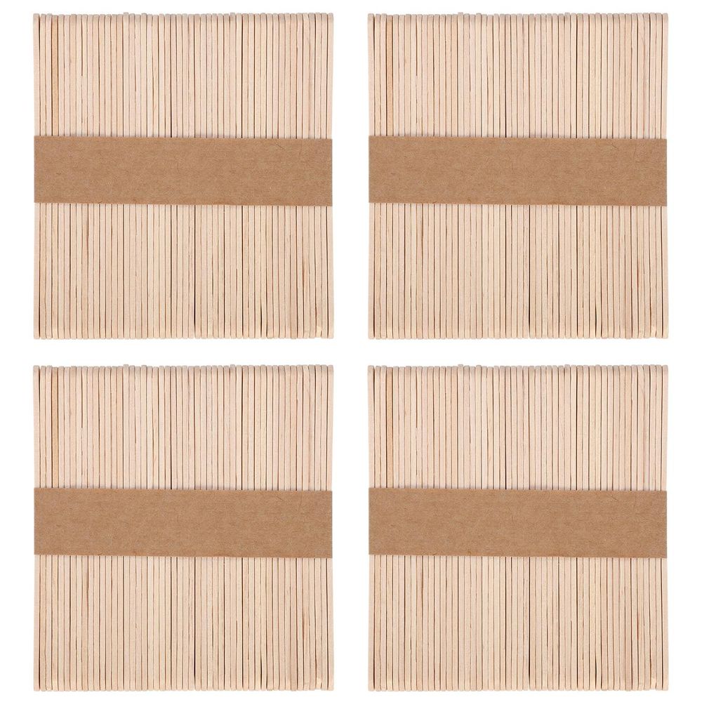 Wooden Lolly Sticks - Craft Supplies for DIY Art Projects, Models, and More!