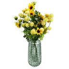 Pack of 6 x 70cm Artificial Yellow Flower Spray