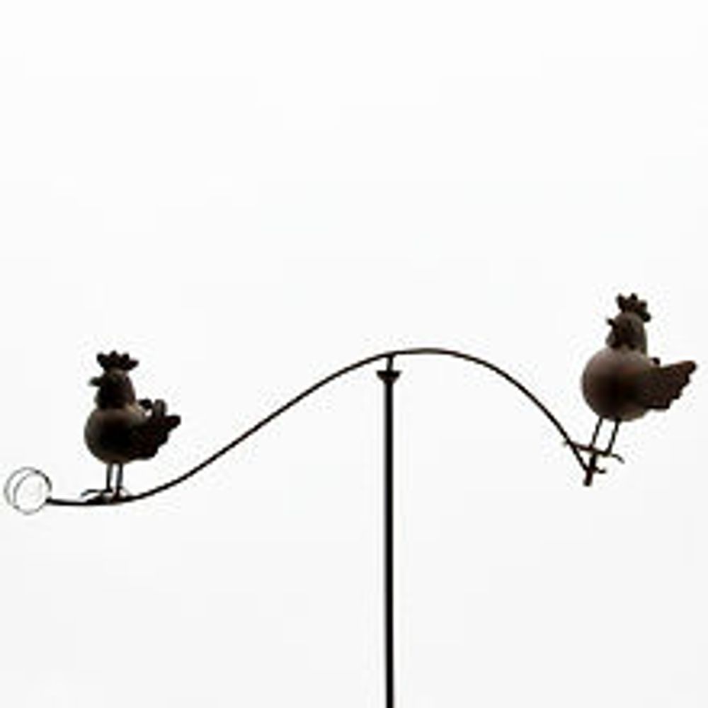 55" Cockerel Garden Spinner, Eye-Catching Lawn Decor - Durable & Versatile - for Any Outdoor Setting!