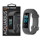 Waterproof Bluetooth Fitness Tracker with Heart Rate Monitor and Step Counter - Black