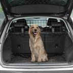 Heavy Duty Pet Dog Guard Wire Mesh Car Barrier Adjustable Auto SUVs Vehicle Fence Safety Grill Black