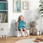 2 in 1 Toy Box for Kids with Safety Lid for Bedroom, Nursery