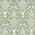 Stag Damask Sage Green - for All Demographics!
