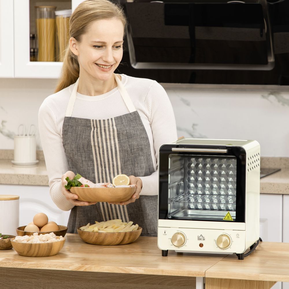 Mini Oven Toaster with Baking Tray, Wire Rack, and Crumb Tray - for All Demographics!