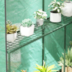 Walk in Greenhouse w/Shelves Steeple Grow House 120 x 186 x 190 cm