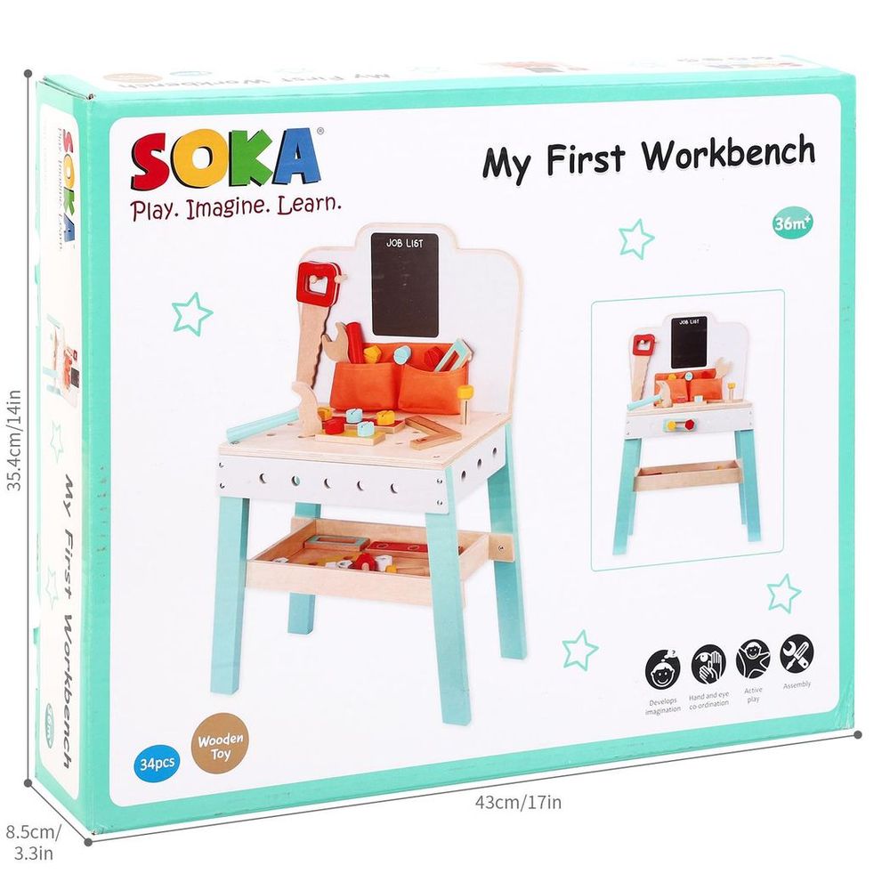 My First Workbench: DIY Toy for Little Builders