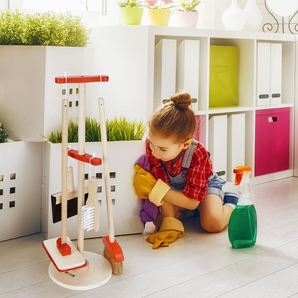 Sparkle and Shine with the Cleaning Kit - the Kid-Sized Cleaning Tools!