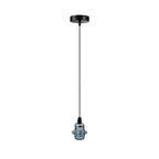 Vintage Industrial Chrome Pendant Light Fitting, lampshade Holder Fitting Set with 2m Cable