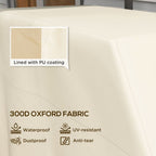 BBQ Cover, Waterproof UV Protection, 188x71x125cm - Durable
