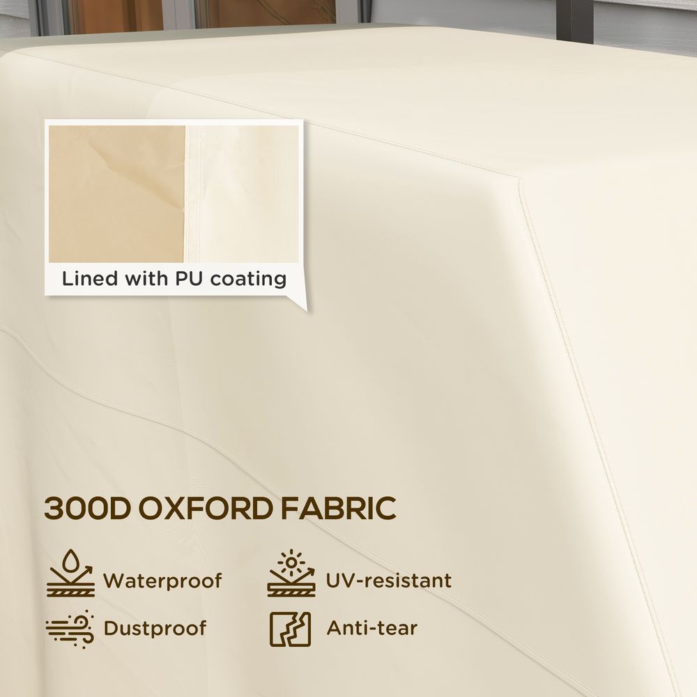 BBQ Cover, Waterproof UV Protection, 188x71x125cm - Durable