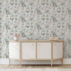 Keeka Floral Blue Cream