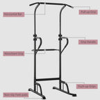 Multipurpose Power Tower for Home Gym - Pull Up Bar, Dip Station, Push Up Equipment - Professional Quality