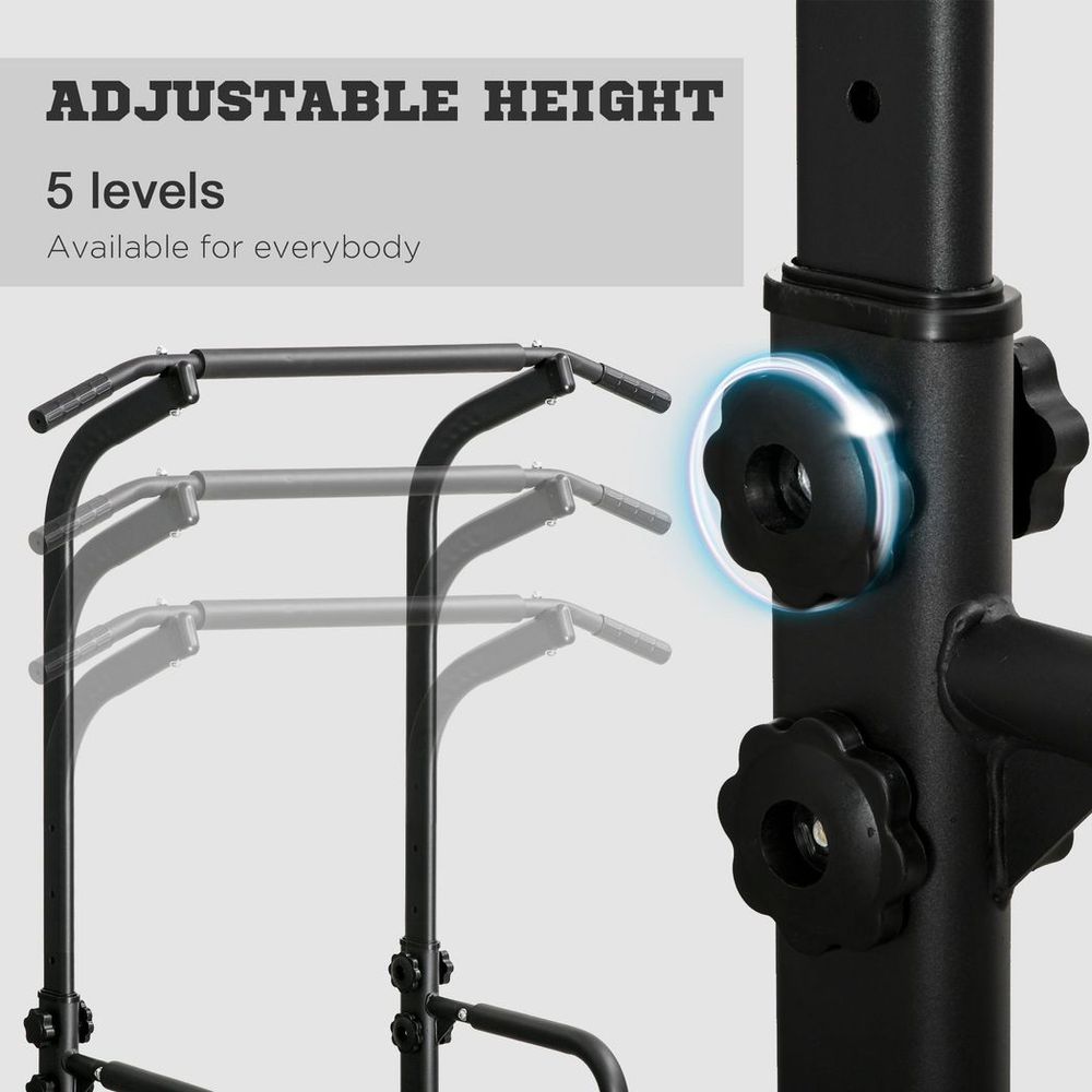 Multipurpose Power Tower for Home Gym - Pull Up Bar, Dip Station, Push Up Equipment - Professional Quality
