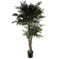 140cm UV Resistant Ruscus Tree with 2716 Lush Leaves - for Indoor & Outdoor Use!