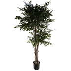 140cm UV Resistant Ruscus Tree with 2716 Lush Leaves - for Indoor & Outdoor Use!