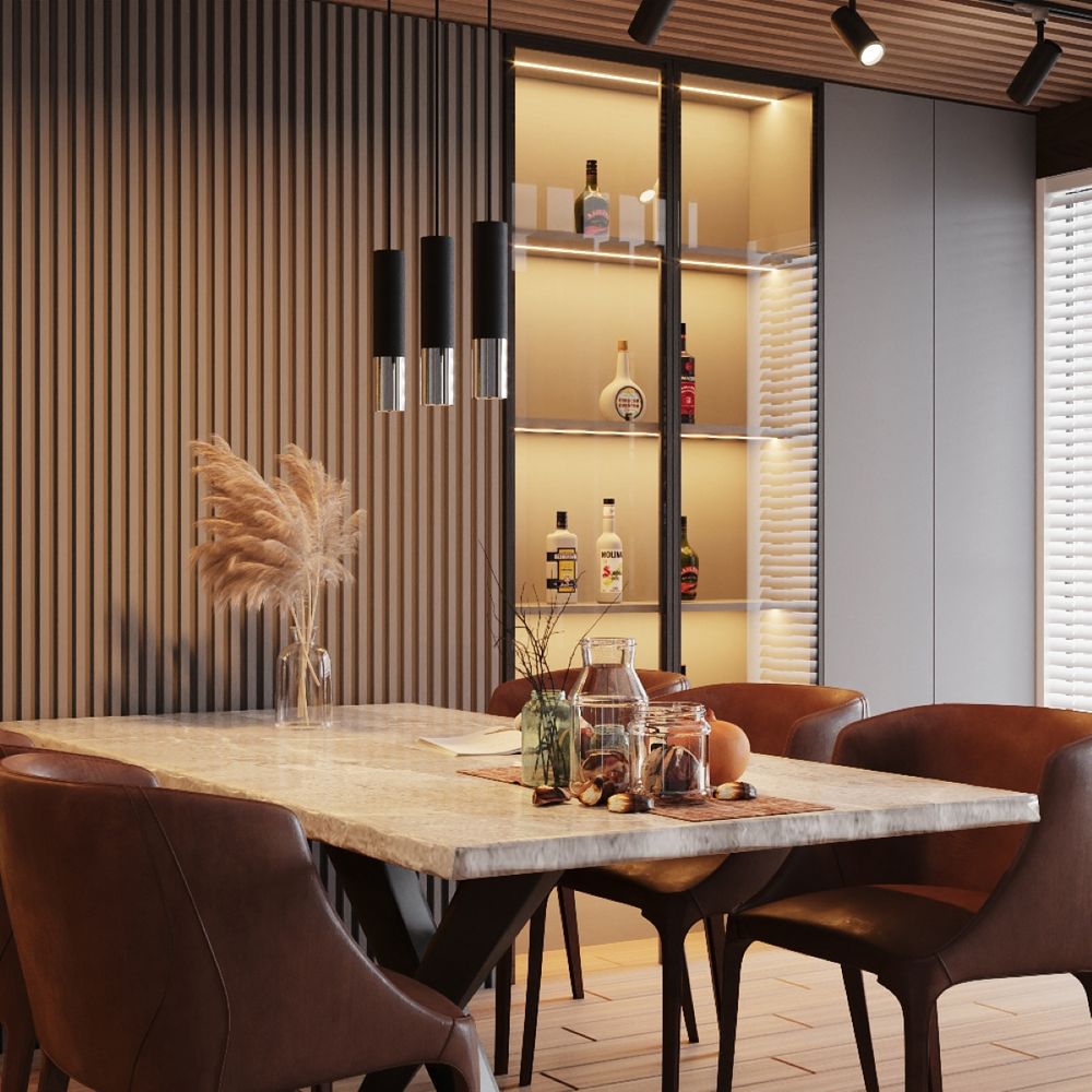 Pendant lamp steel modern Design GU10