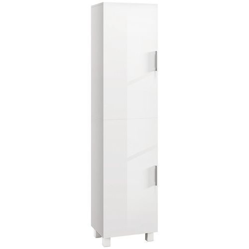 Tall Storage Cabinet with Adjustable Shelves and Double Doors