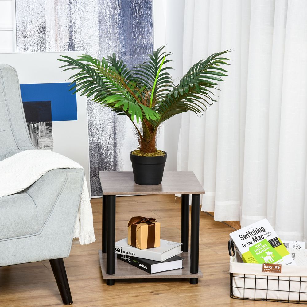 Artificial Palm Tree - Realistic 8-Leaf Design, 60cm Tall, Nursery Pot Included