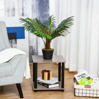 Artificial Palm Tree - Realistic 8-Leaf Design, 60cm Tall, Nursery Pot Included