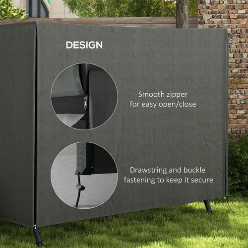 Large Outdoor Swing Chair Cover Garden Furniture Protector 164cm Grey