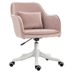 Office Chair with Rechargeable Electric Vibration Massage Lumbar Pillow, Wheels with Included Detail