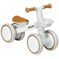Kids Balance Bike for 1-3 Years Old with Adjustable Seat, Brown