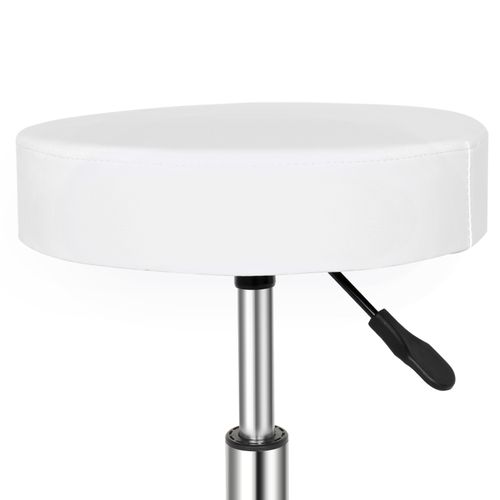 Round Stool Ha Feet Rotation Bar Stool White