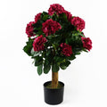 Beautiful 75cm Pink Hydrangea Plant - Artificial Flowers - Potted